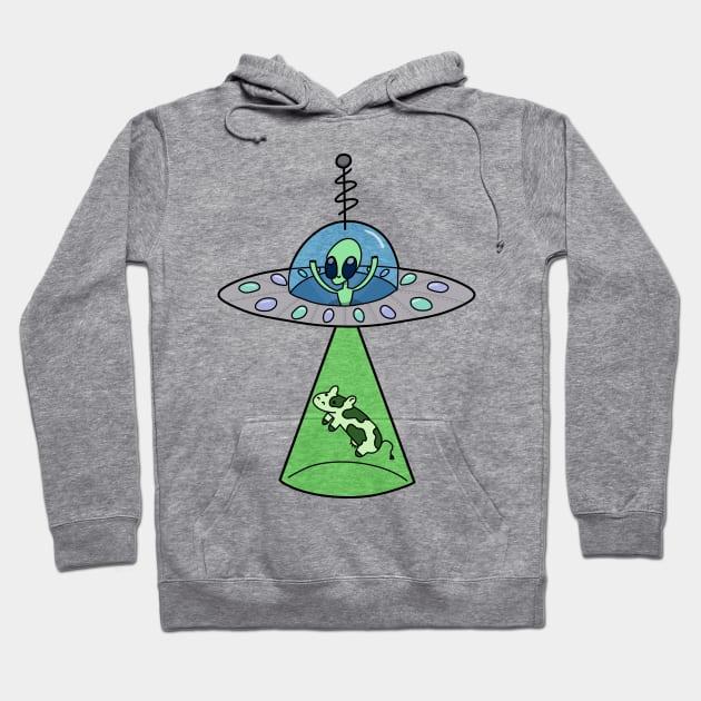 Alien UFO Hoodie by Jamtastic